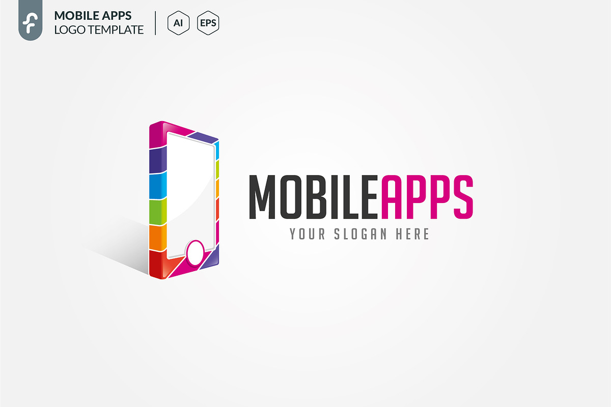 Mobile Apps Logo in Logo Templates - product preview 8