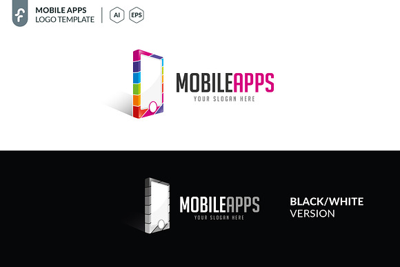 Mobile Apps Logo in Logo Templates - product preview 2