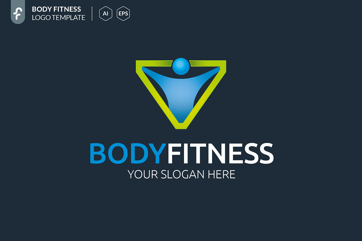 Body Fitness Logo in Logo Templates - product preview 8