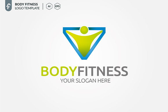 Body Fitness Logo in Logo Templates - product preview 1