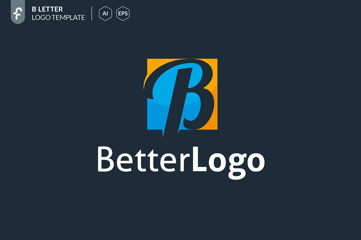 B Letter Logo in Logo Templates - product preview 8