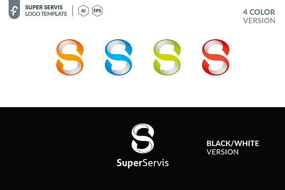 Super Servis Logo in Logo Templates - product preview 3
