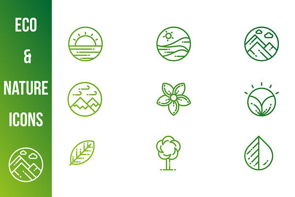 Nature and Eco Icons