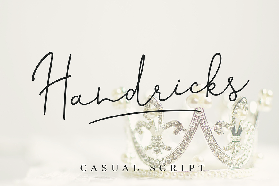 Handricks in Script Fonts - product preview 8