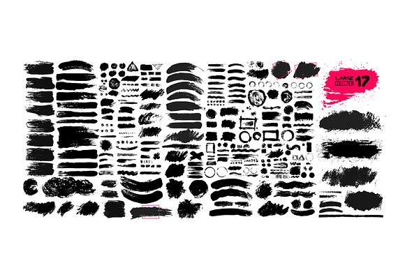 Collection Brushstrokes in Photoshop Brushes - product preview 3