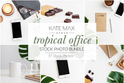 Tropical Office Stock Photo Bundle 