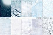 Winter Frost Ice Digital Papers