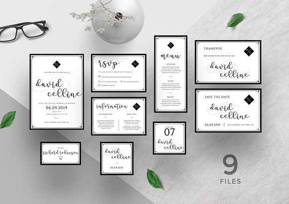Modern Wedding Invitation in Wedding Templates - product preview 1