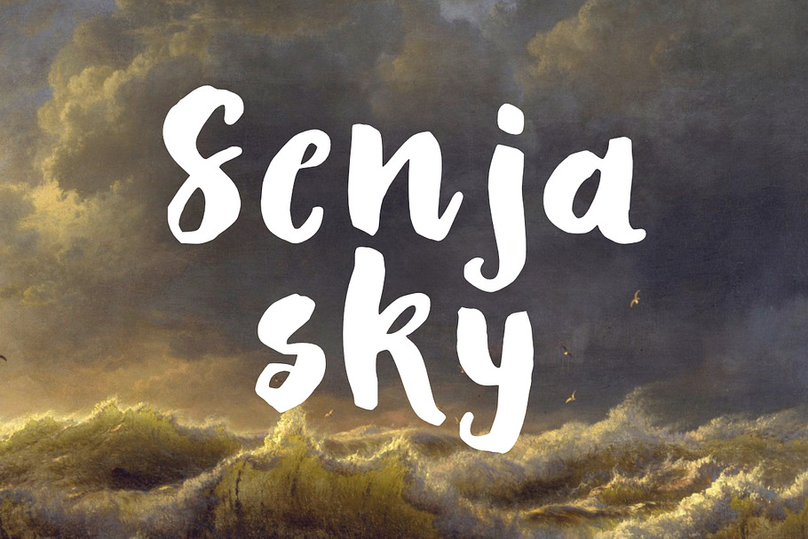 Senja Sky in Display Fonts - product preview 8