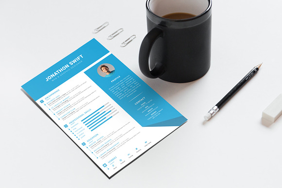 CV/Resume Template (3 Pages) in Resume Templates - product preview 3