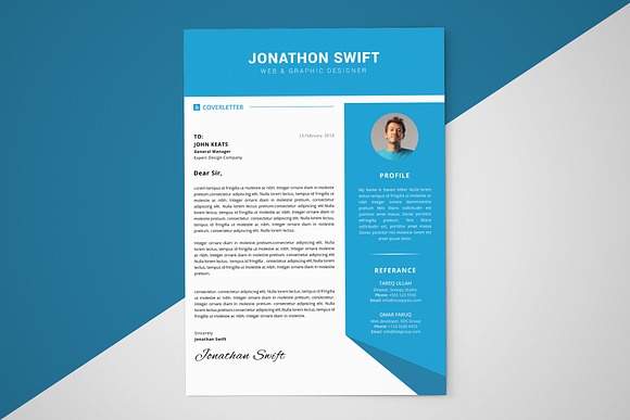 CV/Resume Template (3 Pages) in Resume Templates - product preview 5