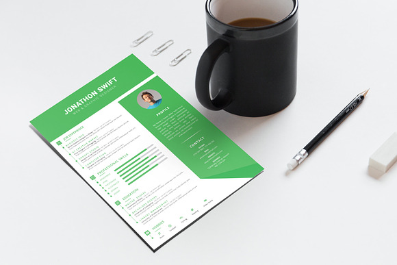 CV/Resume Template (3 Pages) in Resume Templates - product preview 7
