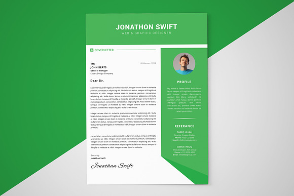 CV/Resume Template (3 Pages) in Resume Templates - product preview 9