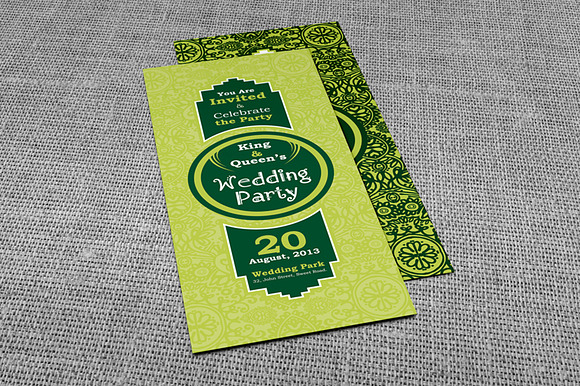 Wedding Invitation Card Design in Wedding Templates - product preview 4
