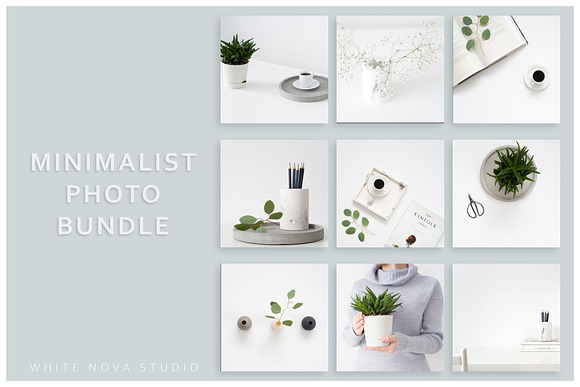 Minimalist Instagram Photo Bundle in Instagram Templates - product preview 1