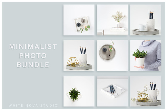 Minimalist Instagram Photo Bundle in Instagram Templates - product preview 3