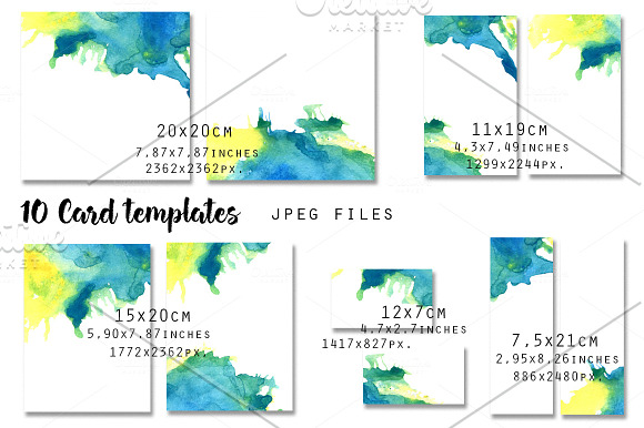 Card templates big collection. in Card Templates - product preview 2