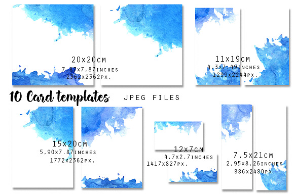 Card templates big collection. in Card Templates - product preview 3