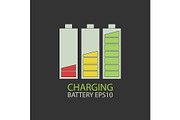 Collection charging battery.