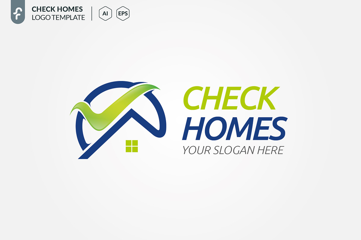 Check Homes Logo in Logo Templates - product preview 8