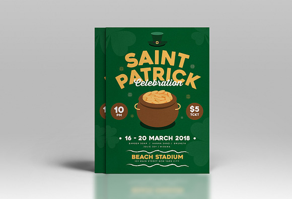 St.Patrick's Party Flyer in Flyer Templates - product preview 3