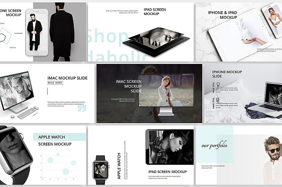 Shopdaholic Creative Template in Google Slides Templates - product preview 4