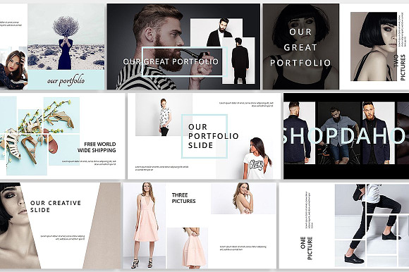 Shopdaholic Creative Template in Google Slides Templates - product preview 5
