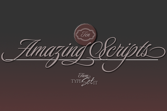 10 Amazing Script Fonts in Display Fonts - product preview 4