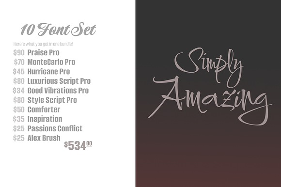 10 Amazing Script Fonts in Display Fonts - product preview 5