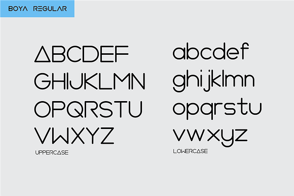 BOYA (Rounded Font ) in Sans-Serif Fonts - product preview 4