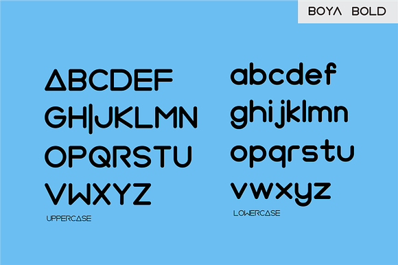 BOYA (Rounded Font ) in Sans-Serif Fonts - product preview 5