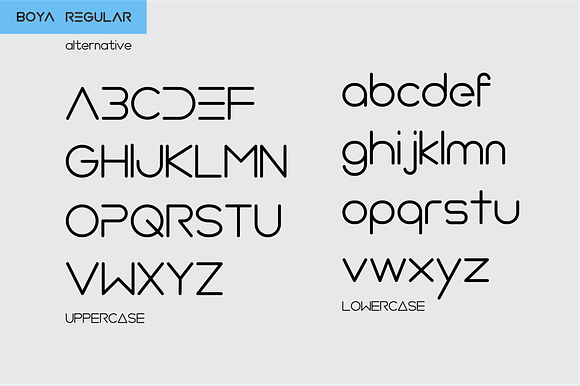 BOYA (Rounded Font ) in Sans-Serif Fonts - product preview 6