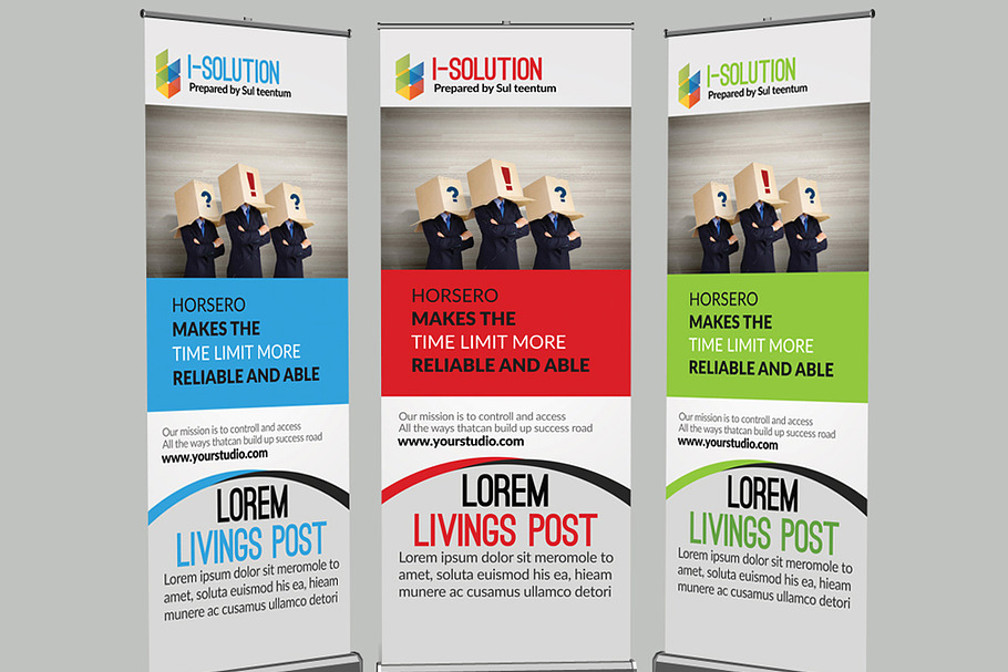 Creative Roll Up Banner in Presentation Templates - product preview 8