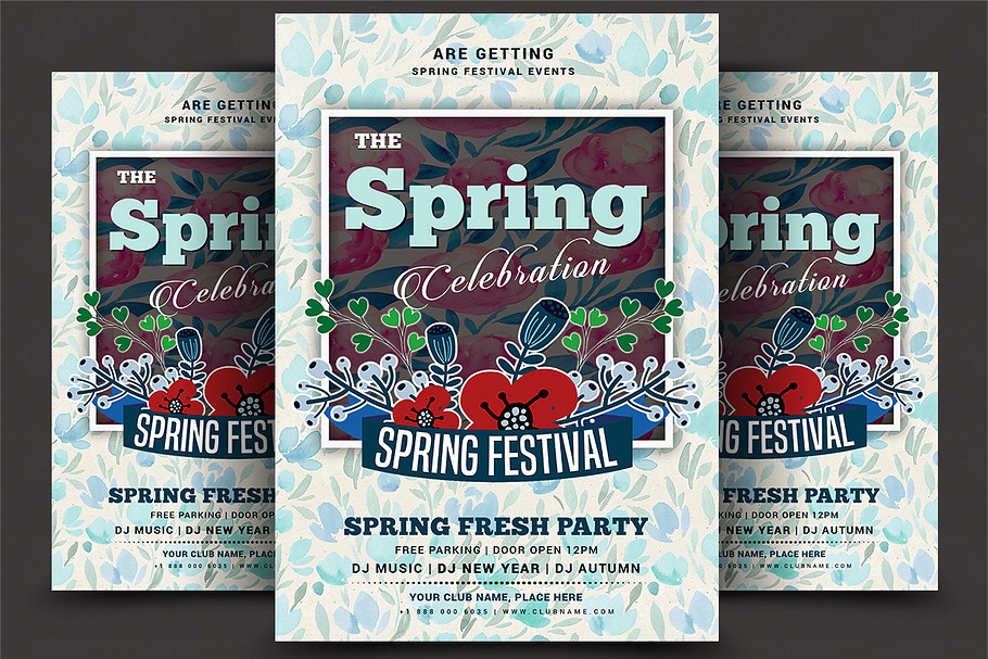 Spring Festival in Flyer Templates - product preview 8