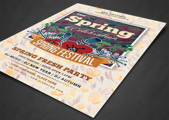 Spring Festival in Flyer Templates - product preview 1