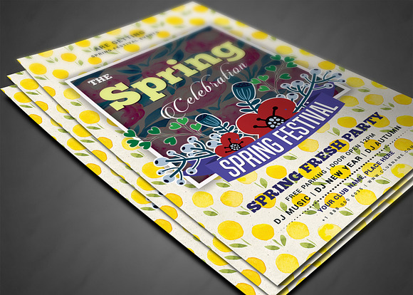 Spring Festival in Flyer Templates - product preview 2