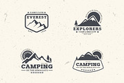 Mountain Badges & Logos
