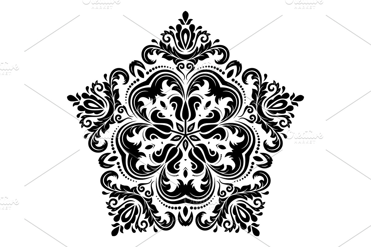 Orient Vector Pattern. Abstract Background in Illustrations - product preview 8