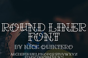 Round Liner Font