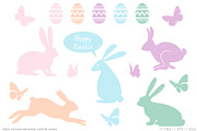 Easter set, vector design elements