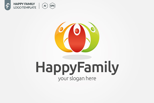 Happy Family Logo