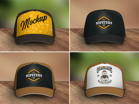 Cap Mock-up in Product Mockups - product preview 1