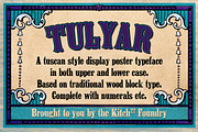 Tulyar Woodblock Font
