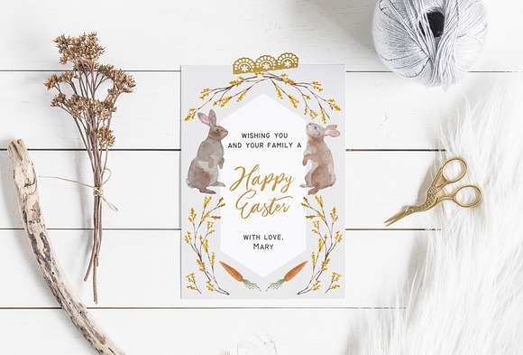 Gentle Easter Morning | watercolor in Illustrations - product preview 5
