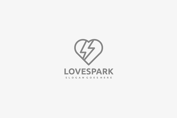 Electric Love Logo in Logo Templates - product preview 2