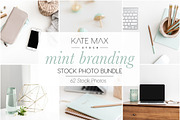 Mint Branding Stock Photo Bundle 