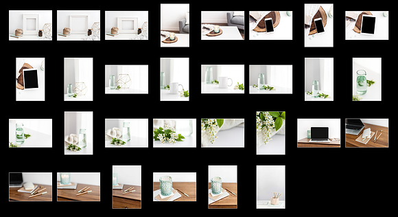 Mint Branding Stock Photo Bundle  in Branding Mockups - product preview 4