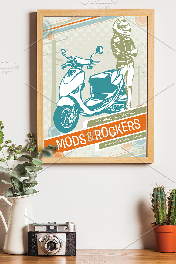 Scooter Rally Flyer in Flyer Templates - product preview 1