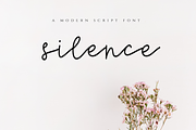 Silence - Modern Script Font