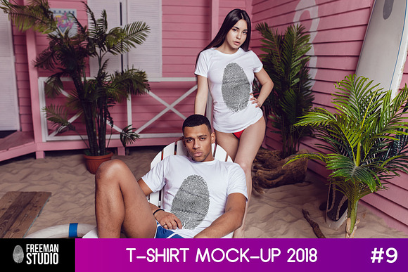 T-Shirt Mock-Up 2018 #9 in Product Mockups - product preview 11